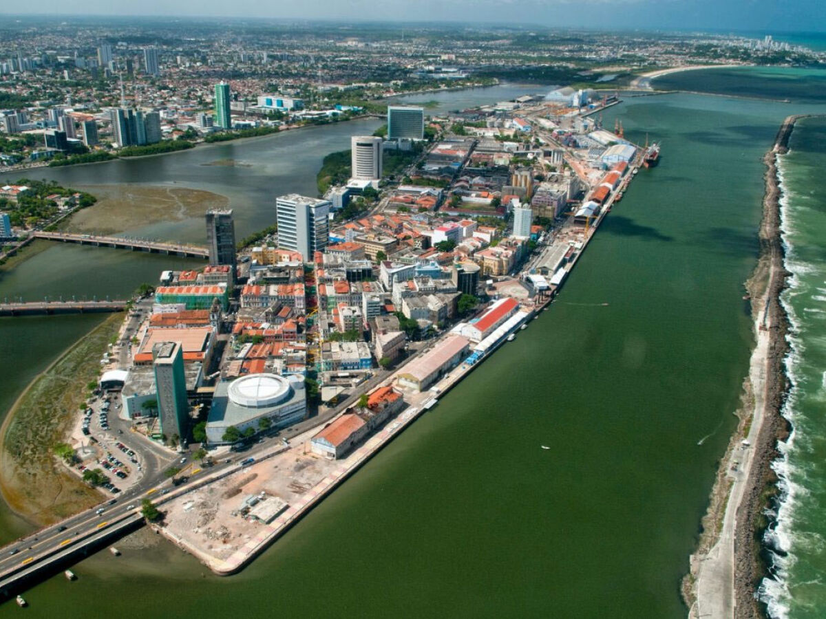 Área do Bairro do Recife e Porto Digital