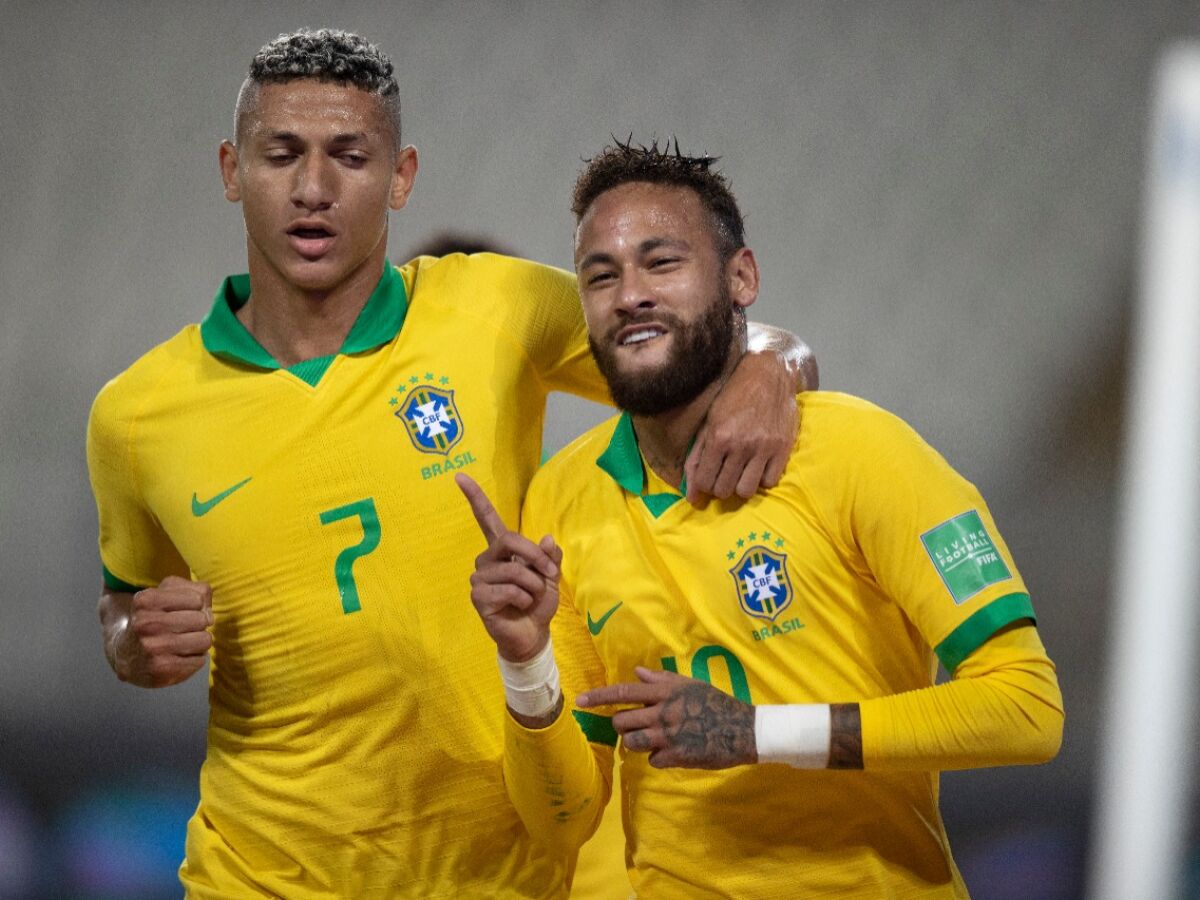 Todos os gols de Neymar pela Seleção Brasileira em 2022 foram marcados de  pênalti - Folha PE