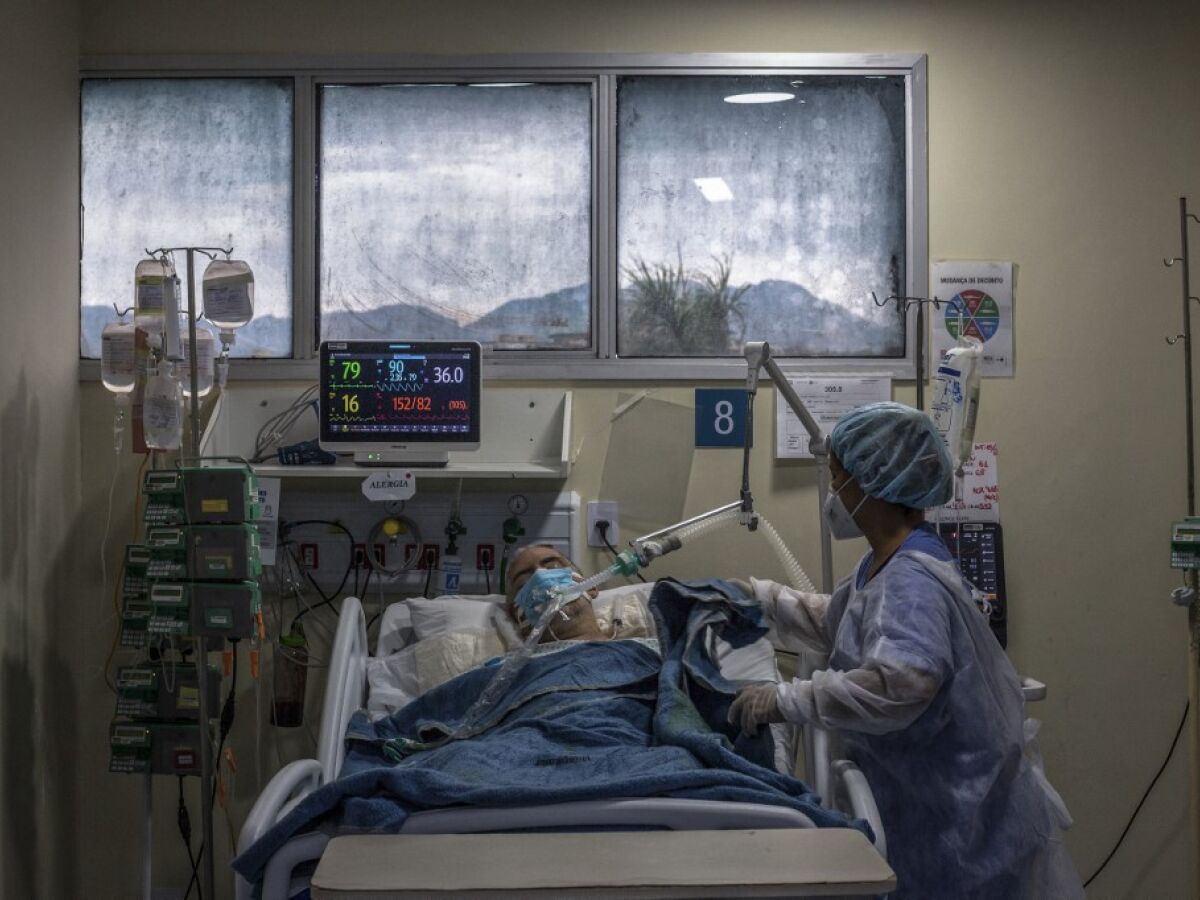Hospital com tratamento para a Covid-19 no Brasil