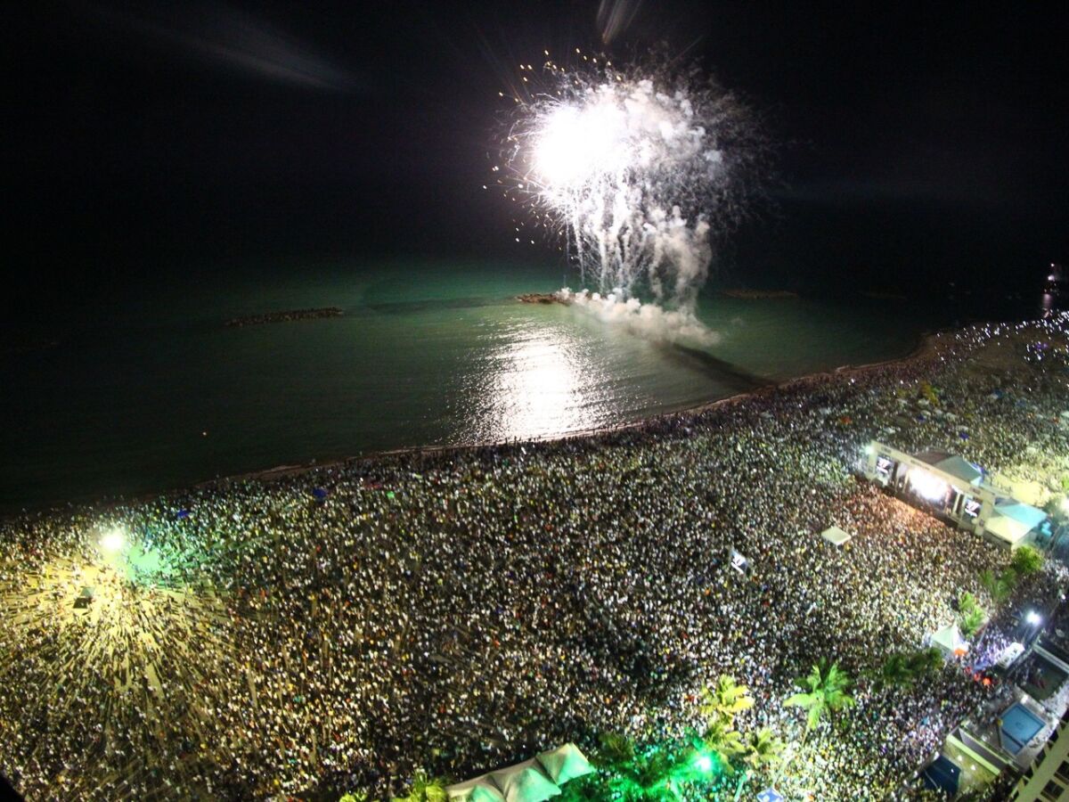 Recife terá fogos sem estampido e jogo de luzes no Réveillon