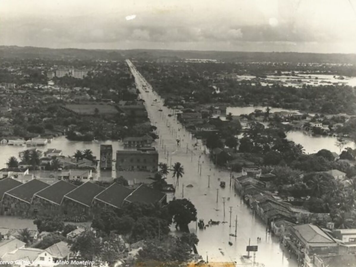 Rio Capibaribe Recife - Pernambuco Brasil RPPC 1939