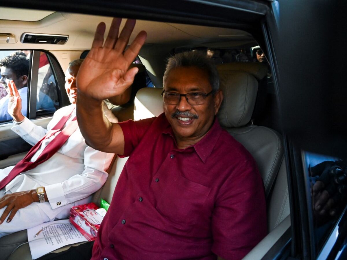 Gotabaya Rajapaksa, presidente do Sri Lanka