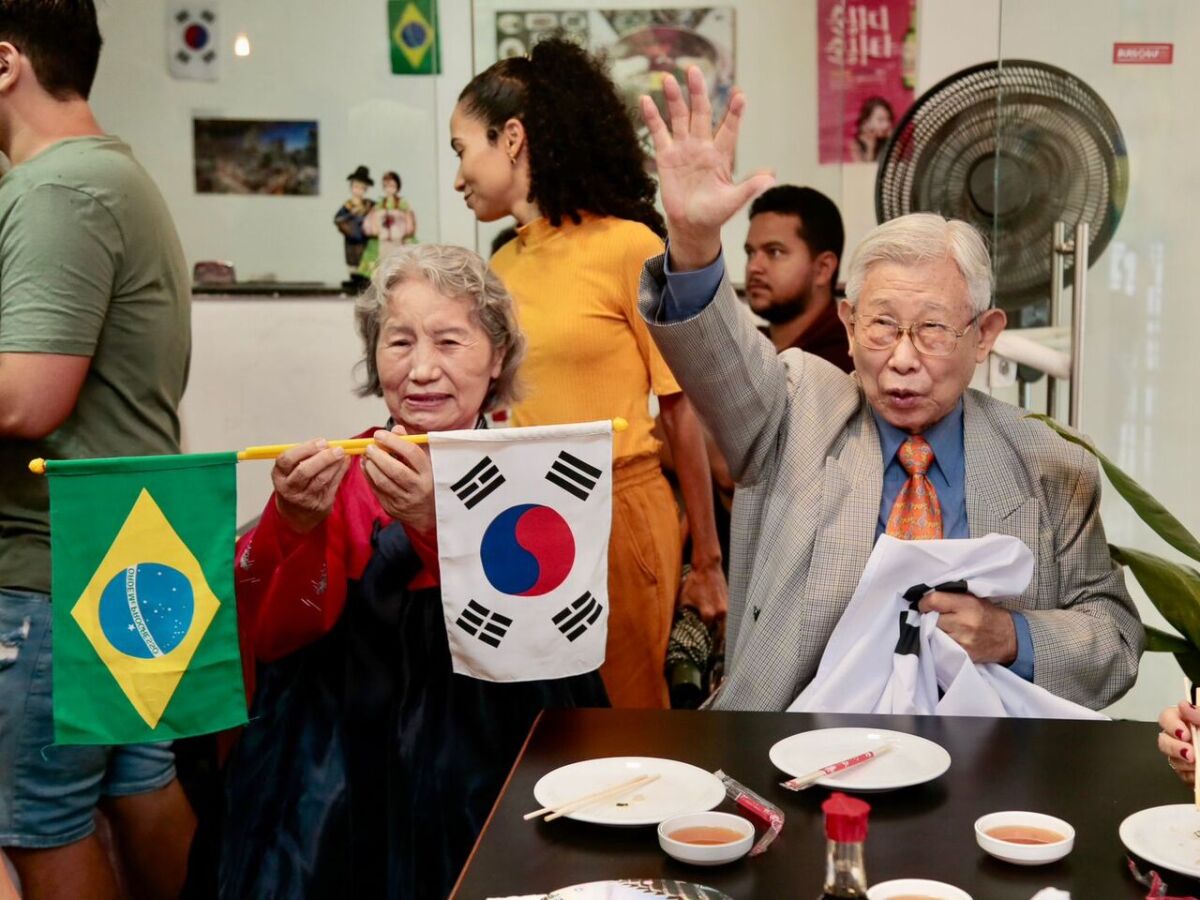 No Moinhos, comida coreana e amor ao futebol atraem torcedores no Jogo do  Brasil