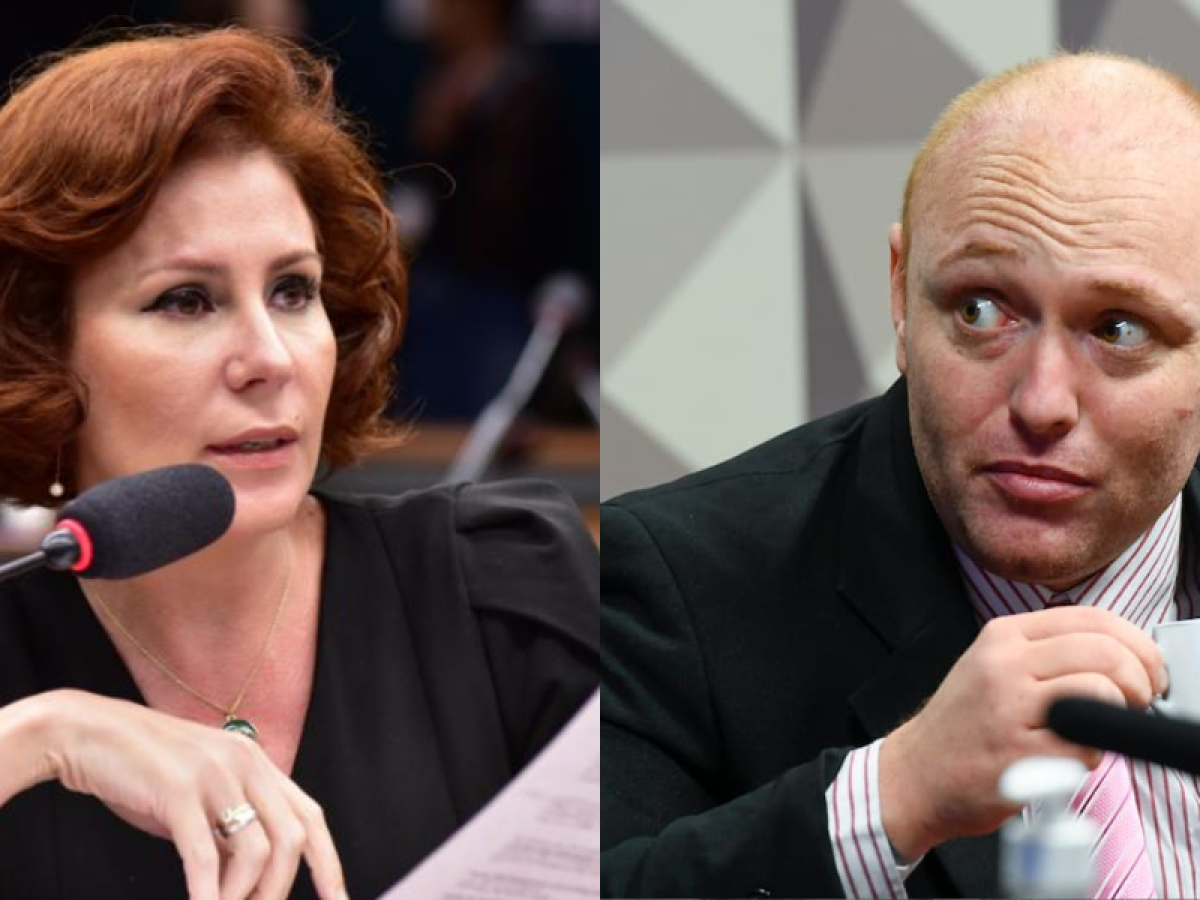 Carla Zambelli e Delgatti Neto