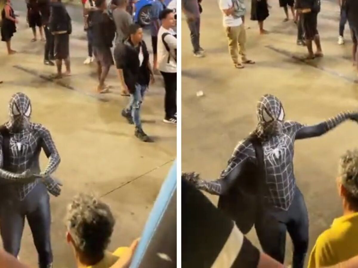 Homem-Aranha anima passageiros nos transportes públicos do Rio - RecordTV -  R7 Balanço Geral Manhã RJ