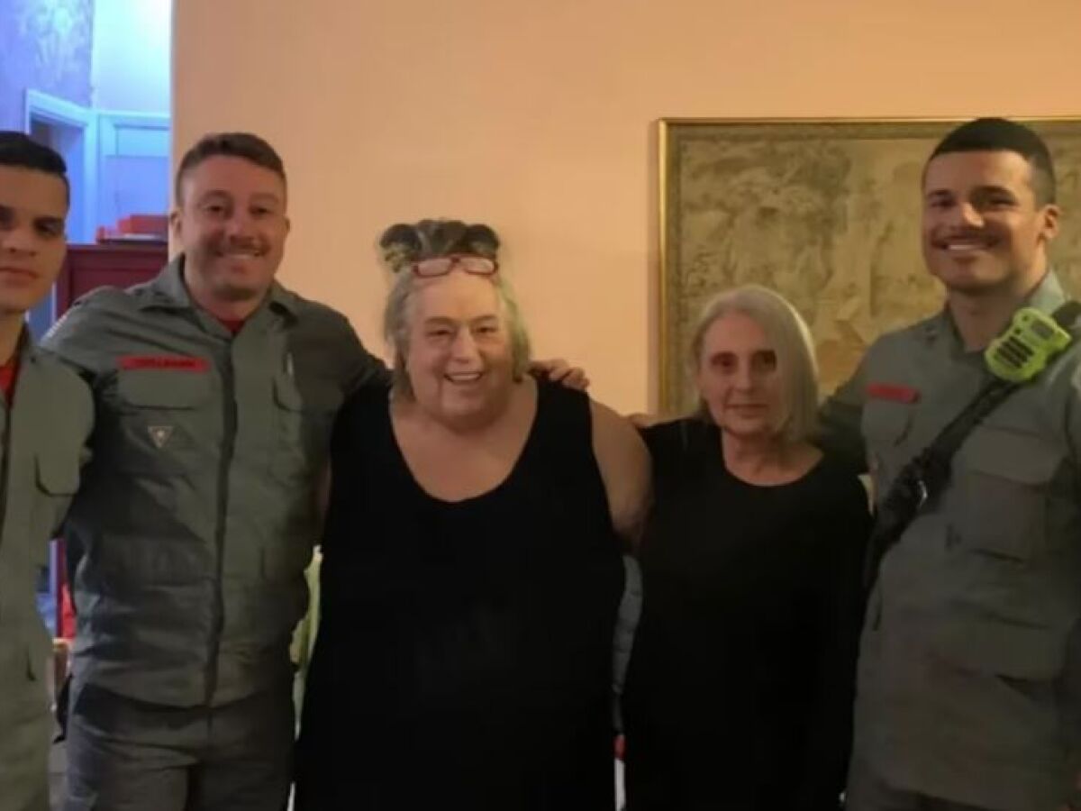 Susto: Mamma Bruschetta foi resgatada por bombeiros após tombo em casa