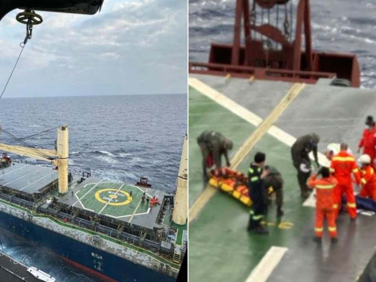 Aeronave utilizada no salvamento foi H-36 Caracal