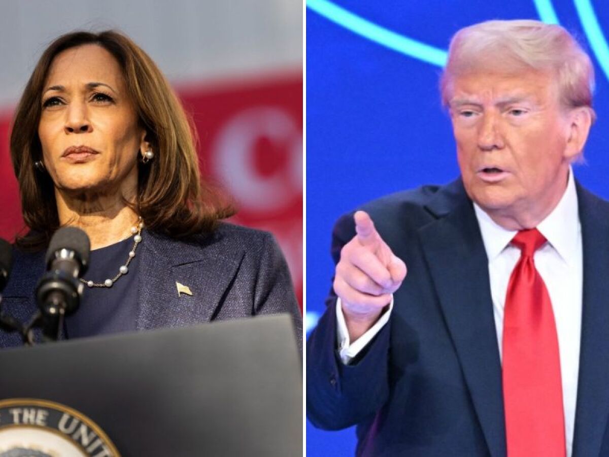 Kamala Harris e Donald Trump