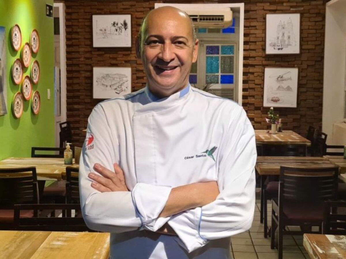 Chef César Santos, da Oficina do Sabor