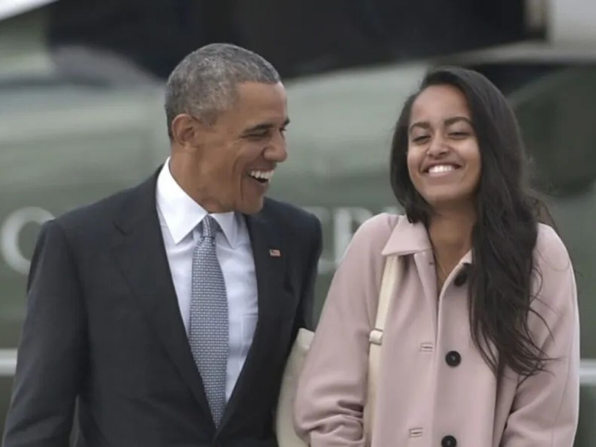 Barack e Malia Obama
