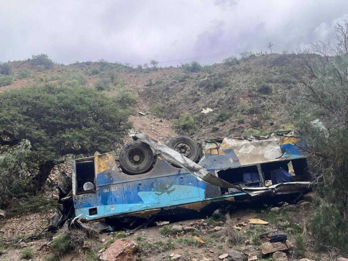 Acidente de ônibus em Yocalla, Bolívia