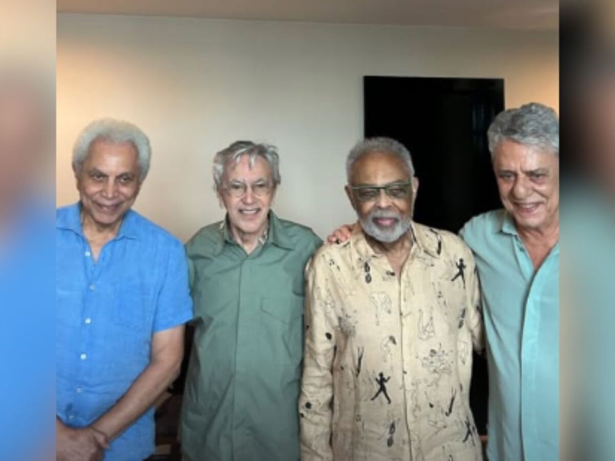 Caetano, Gil e outros artistas participam de ato contra anistia no Rio - Folha PE