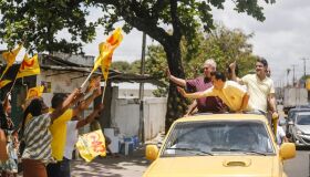 Geraldo participa de minicarreata com Jarbas e Henry