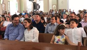 Secretários acompanham Geraldo em Missa da Ação de Graças