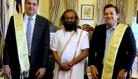 Câmara recebe líder indiano Sri Sri Ravi Shankar 