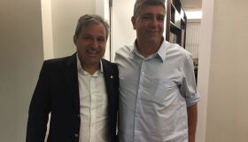 Marinaldo Rosendo recebe Tadeu Alencar