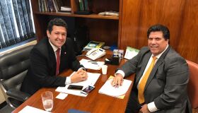 Adversários, Lula e Betinho se encontram em Brasília