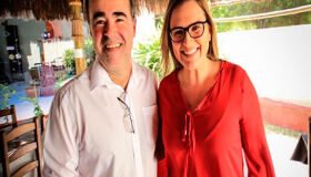 Marília Arraes e Júlio Lóssio mostram sintonia