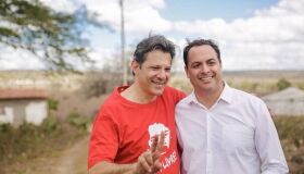 Fernando Haddad nos guias de Paulo Câmara e Humberto Costa