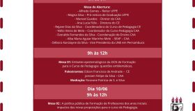 Evento da UFPE sobre formação de professores para a educação básica acontece este mês