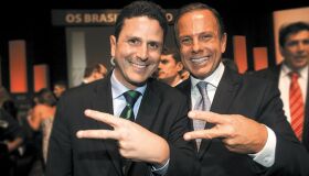 Bruno Araújo recebe Doria para almoço no seu apartamento no Recife