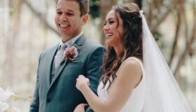 Felipe Carreras e Amanda Richter fazem cerimônia de casamento