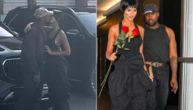 Após dizer estar solteiro, Kanye West é flagrado aos beijos com Juliana Nalú