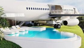 Homem transforma avião em hotel de luxo com diárias de R$ 36 mil