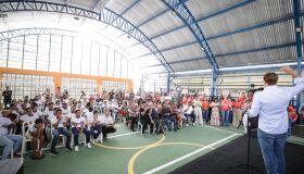 Escola Municipal de Tempo Integral Mário Melo ganha requalificação geral e nova quadra