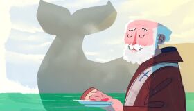 À mesa com os papas