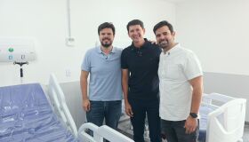 Simão Durando e Fernando Filho anunciam investimento de R$ 9 milhões em equipamentos para o hospital