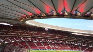 Atlético de Madrid é punido com fechamento parcial de seu estádio após confusão em clássico