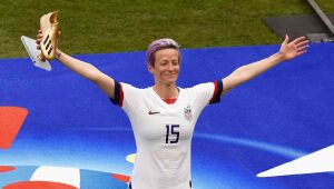 Megan Rapinoe, estrela da seleção dos EUA, vai se aposentar dos gramados no fim da temporada