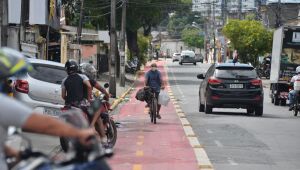 Rota Beberibe estreia com movimentação tranquila de ciclistas