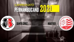 Acompanhe o lance a lance de Santa Cruz x Náutico