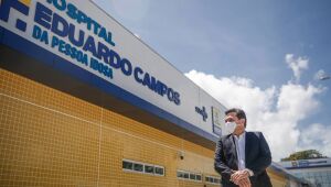Próximo de ter a obra concluída, Hospital da Pessoa Idosa recebe visita do prefeito Geraldo Julio