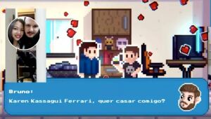 Jovem cria game para pedir namorada em casamento