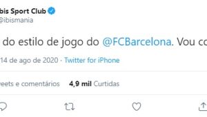 Íbis diz que vai "copiar" estilo de jogo do Barcelona, após massacre na Liga dos Campeões