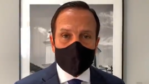 Governador de São Paulo, João Doria, testa positivo para Covid-19