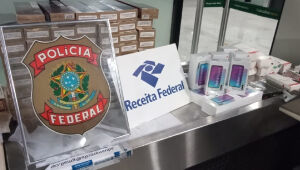 PF apreende cigarros e celulares sem notas fiscais no Aeroporto do Recife