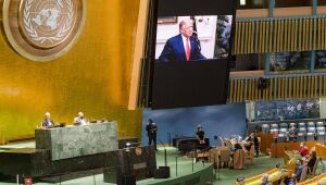 Sem surpresas, Trump faz de discurso na ONU outro palanque eleitoral para convertidos