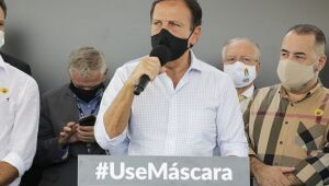 População de SP será uma das primeiras do mundo a ser vacinada contra a Covid-19, diz Doria