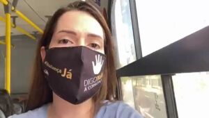 Patrícia faz percurso de trabalho sem carro e volta a criticar o transporte público do Recife