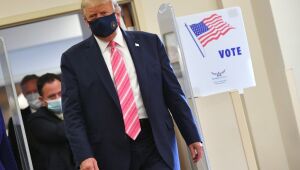 Donald Trump vota antecipadamente na Flórida