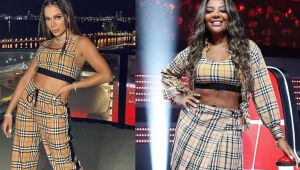 Anitta e Ludmilla usam tops iguais, mas com diferença de R$ 10 mil no 'look'