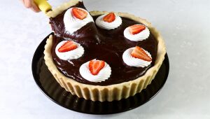 Faça uma torta vegana para a hora da sobremesa