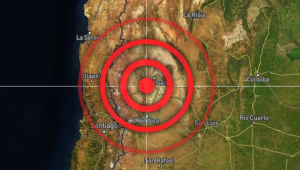 Terremoto de 6,4 graus sacode Argentina