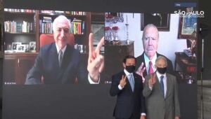 Doria reúne ex-presidentes FHC, Temer e Sarney em encontro pró-vacina: 'Não é um ato político'
