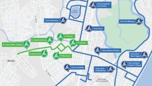 CTTU inicia sinalização de ciclofaixa para conectar rotas do Ibura ao bairro de Boa Viagem