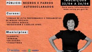 Seteq abre cursos de capacitação profissional em Itaquitinga, Floresta, Ibimirim e Salgueiro